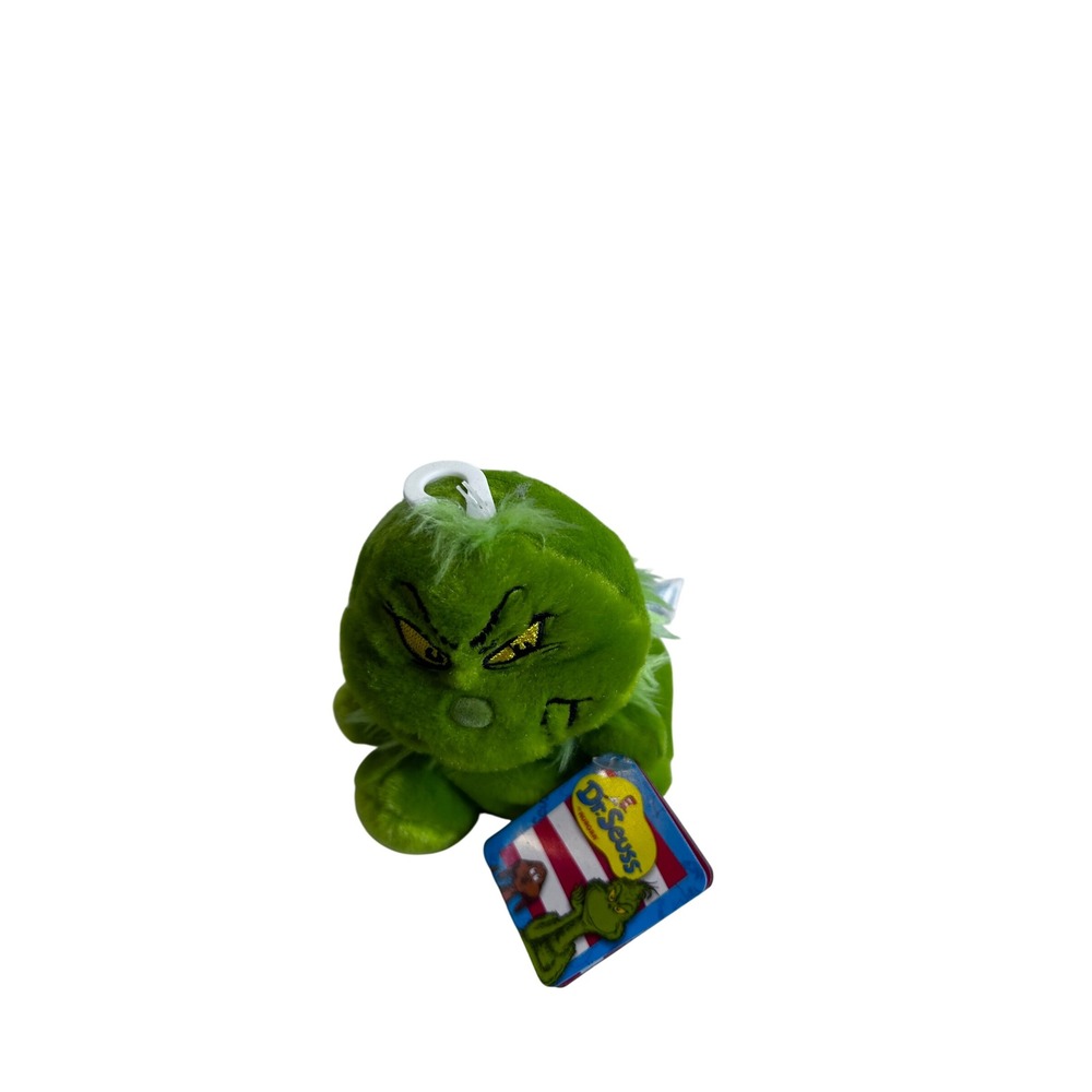 Aurora Dr Seuss Grinch Smirk Palm Pals 5 Inch Green Plush Toy Kids